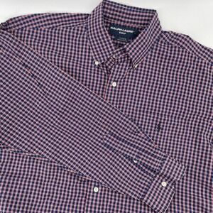 Ralph Lauren Golf Mens Tilden Button Down Shirt Plaid Long‎ Sleeve Large